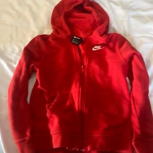Nike hooded full zip sweatshirt